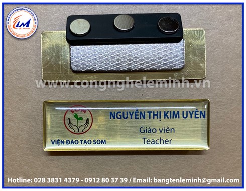 LÀM BẢNG TÊN NHÂN VIÊN BẰNG ĐỒNG