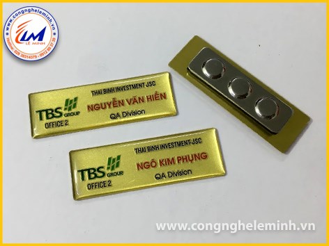 LÀM BẢNG TÊN NHÂN VIÊN BẰNG ĐỒNG