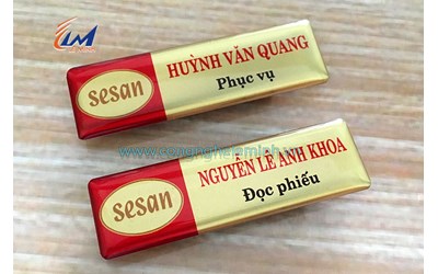LÀM BẢNG TÊN NHÂN VIÊN BẰNG NHÔM