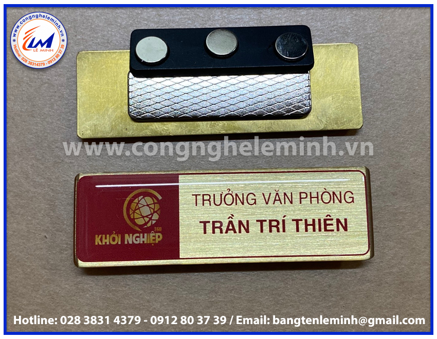 LÀM BẢNG TÊN NHÂN VIÊN BẰNG ĐỒNG