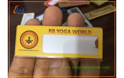 LÀM BẢNG TÊN NHÂN VIÊN BẰNG MICA