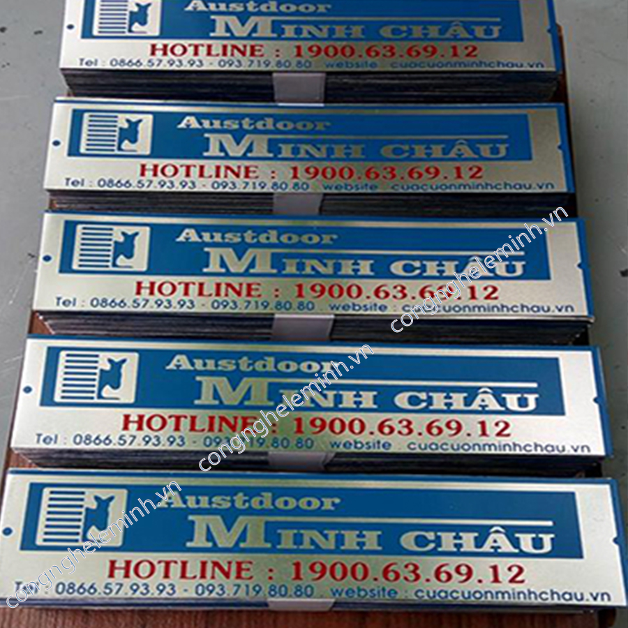 In UV trên Inox, Nhôm