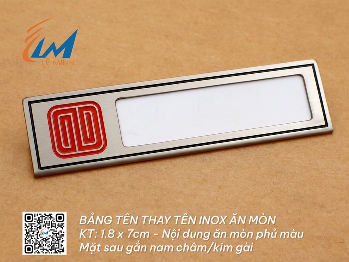 BẢNG TÊN THAY TÊN INOX ĂN MÒN