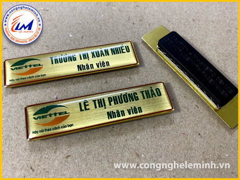 LÀM BẢNG TÊN NHÂN VIÊN BẰNG ĐỒNG