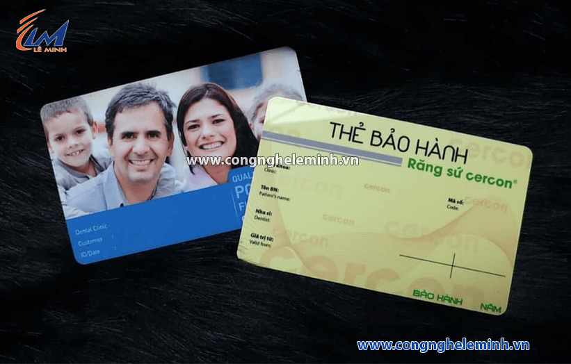 In Thẻ Bảo Hành bằng nhựa