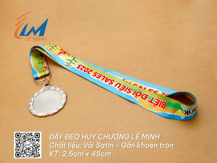 DÂY ĐEO HUY CHƯƠNG IN THEO YÊU CẦU - GIÁ TỐT