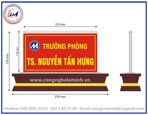 LÀM BẢNG TÊN ĐỂ BÀN