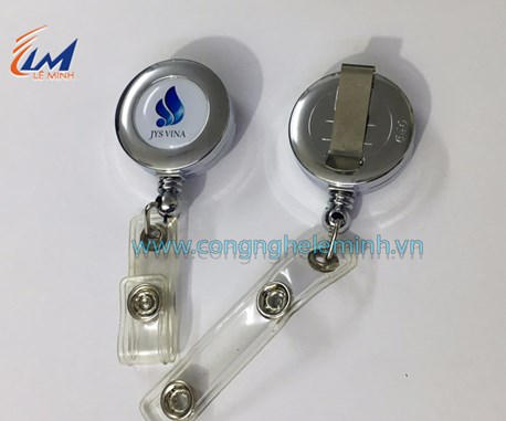 In Dây đeo thẻ yoyo co rút