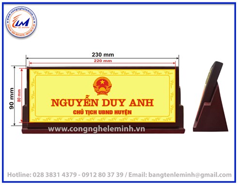 LÀM BẢNG TÊN ĐỂ BÀN