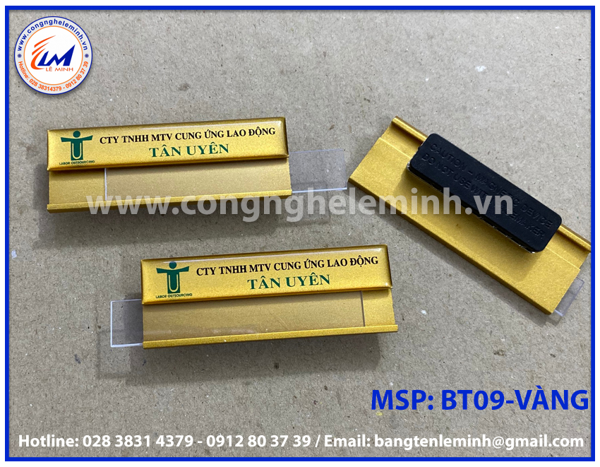 LÀM BẢNG TÊN NHÂN VIÊN THAY TÊN