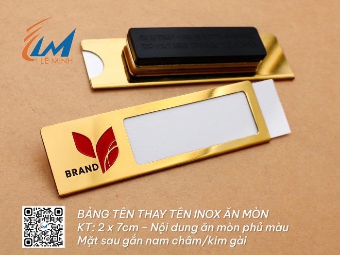 BẢNG TÊN THAY TÊN INOX ĂN MÒN