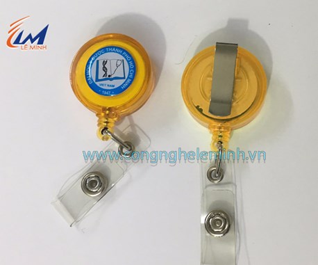In Dây đeo thẻ yoyo co rút
