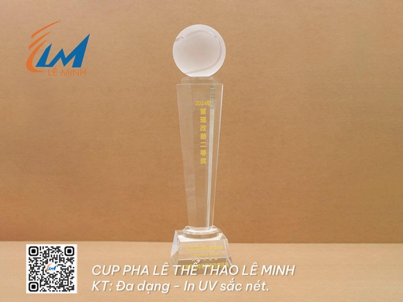 Cúp pha lê thể thao