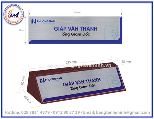 LÀM BẢNG TÊN ĐỂ BÀN