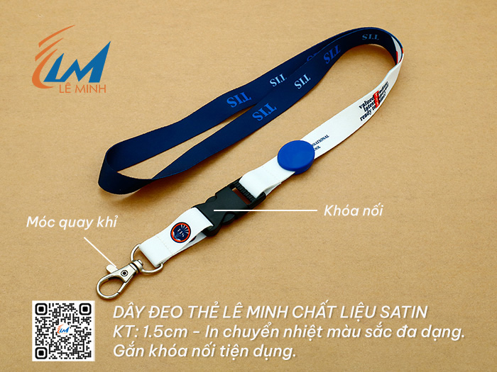 Dây đeo thẻ gắn khóa an toàn