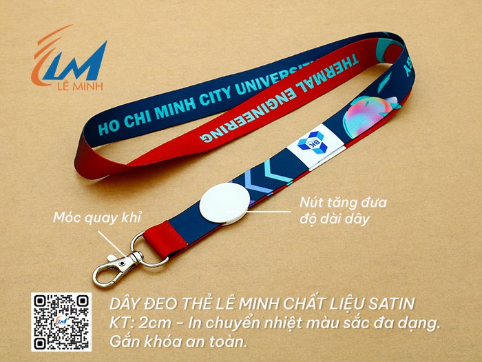 XƯỞNG IN DÂY ĐEO THẺ CHẤT LIỆU SATIN