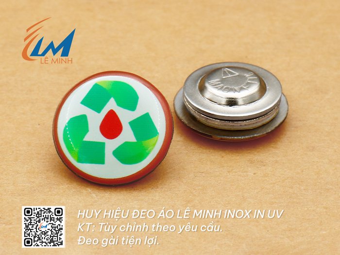 HUY HIỆU TRÒN BẰNG INOX