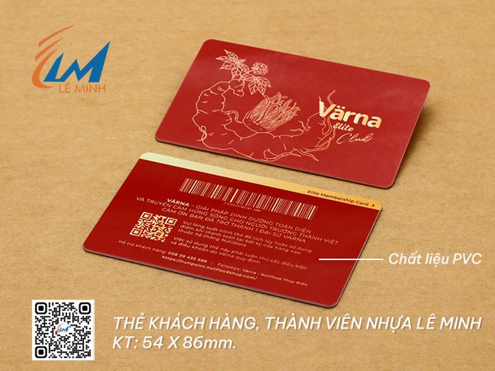 IN THẺ KHÁCH HÀNG, THẺ THÀNH VIÊN
