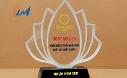 Cúp Pha Lê Sao Vàng Tôn Vinh Thành Tích Xuất Sắc (PLLM05)